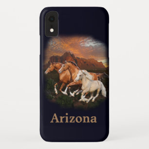 野生の馬 iPhone XRケース