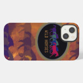 野生の馬 iPhoneケース (裏面横)