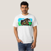 野生の馬 Tシャツ (正面フル)