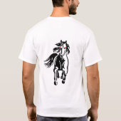 野生の馬 Tシャツ (裏面)