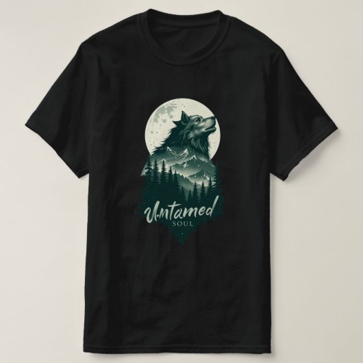 野生の魂 Tシャツ (デザイン正面)