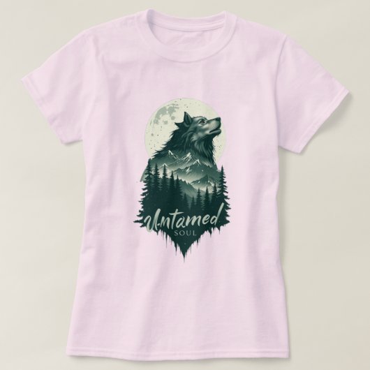 野生の魂 Tシャツ (デザイン正面)