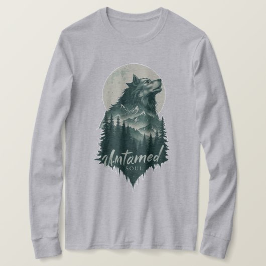 野生の魂 Tシャツ (デザイン正面)