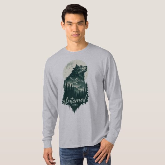 野生の魂 Tシャツ (正面フル)