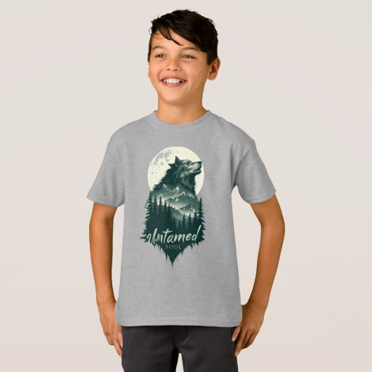 野生の魂 Tシャツ (正面フル)
