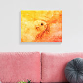 野生の鳥 キャンバスプリント (インサイチュ (リビング))