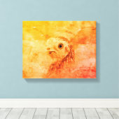 野生の鳥 キャンバスプリント (インサイチュ (ウッドフロア))