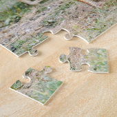 野生の鶏の鳥鶏と鶏の家族農場 ジグソーパズル (側面)