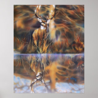 野生の鹿ポスター ポスター