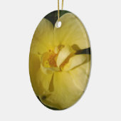 野生の黄色いバラ セラミックオーナメント (左)