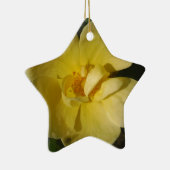 野生の黄色いバラ セラミックオーナメント (右)