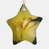 野生の黄色いバラ セラミックオーナメント (左)