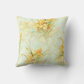 野生の黄色い花 クッション (裏面)