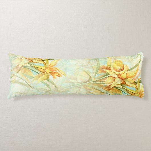 野生の黄色い花 ボディピロー (正面)