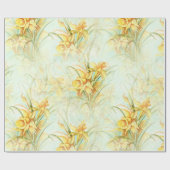 野生の黄色い花 ラッピングペーパー (フラット)