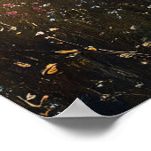 野生の黒馬 ムスタング ポスター (角)