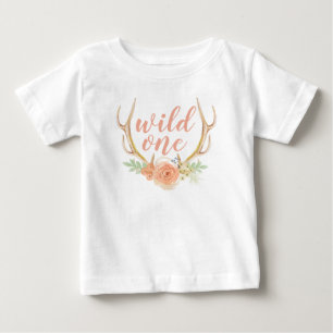野生の1つの幼児ティー ベビーTシャツ