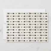 野生の1つの招待状の男の子の野生の1の誕生会 招待状 (裏面)