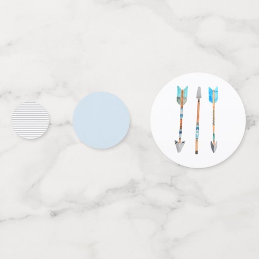 野生の1つの男の子のパーティーのテーマの紙吹雪 コンフェッティ (正面)