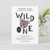 野生の1つの第1誕生日 サンキューカード (スタンド正面)