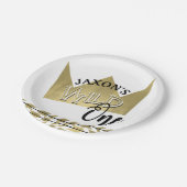 野生の1つの紙皿の最初誕生日のプレート ペーパープレート (アングル)