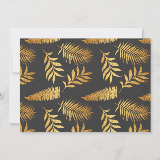 野生の1つの誕生日のサンキューカードのジャングル動物 サンキューカード (裏面)