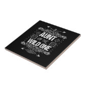 野生の1つの誕生日ギフトの叔母 タイル (側面)