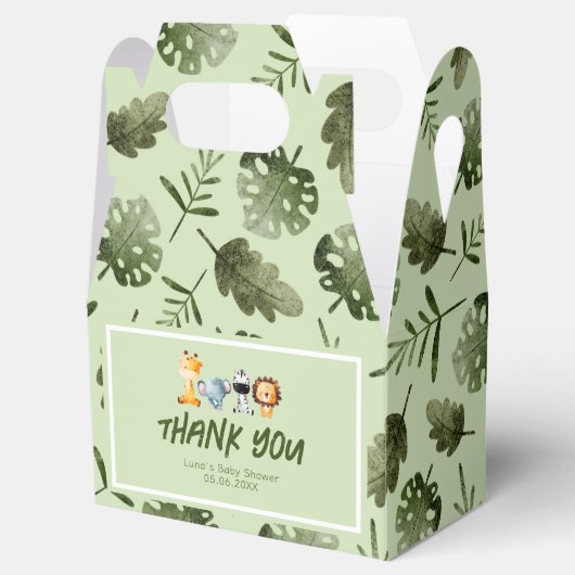 野生の1つは、サファリの赤ちゃんシャワー切り妻の途中にある フェイバーボックス (オープン)