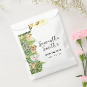 野生の1サファリ動物の赤ちゃんシャワーパーティー フェイバーバッグ (封をした状態)