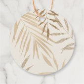 野生の1サファリ動物キリン誕生日ありがとう フェイバータグ (裏面)