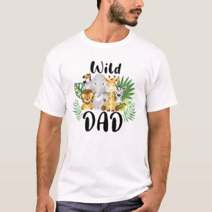 野生の1サファリ熱帯動物園動物のパパ Tシャツ