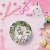 野生の1サファリ1日の誕生日スナック ペーパーボウル (パーティー)