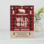 野生の1人の誕生日の招待状の樵野生の者 招待状 (スタンド正面)