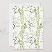 野生の1動物のライオンのチーターのための男の子のシャワー 招待状 (裏面)