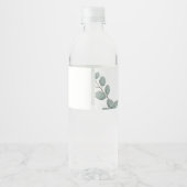 野生の1動物園の赤ちゃんシャワー ペットボトルラベル (裏面)