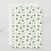 野生の1匹のサファリ動物のベビーシャワー 招待状 (裏面)