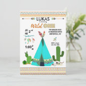 野生の1匹の写真の招待状 招待状 (スタンド正面)