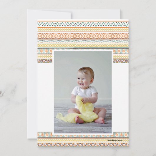 野生の1匹の写真の招待状 招待状 (裏面)