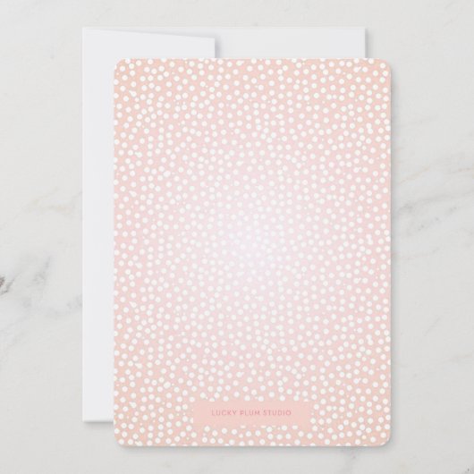 野生の1匹のBohoの枝角の誕生日の招待状 招待状 (裏面)