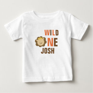 野生の1枚のパーソナライズなワイシャツ ベビーTシャツ