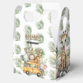 野生の1男の子の誕生日サファリ動物の好意ボックス フェイバーボックス (オープン)