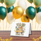 野生の1男の子の誕生日サファリ動物 サンキューカード