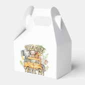 野生の1男の子の誕生日サファリ動物 フェイバーボックス (正面サイド)