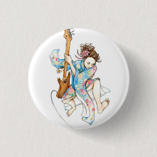 "野生の"元のエリカの区Pinを回して下さい 缶バッジ