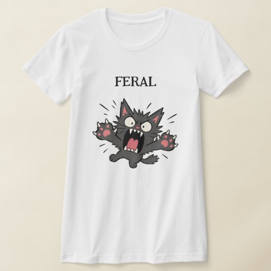 野生の Tシャツ (レイダウン)
