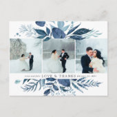 野生のAzure |写真数々のは結婚どうもありがとう ポストカード (正面)