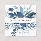 野生のAzure |植物学 スクエア名刺 (正面)