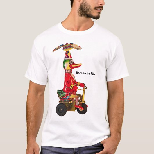 野生のTシャツがあるために生まれて下さい Tシャツ (正面)