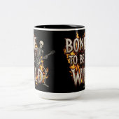 野生のT型のボーン ツートーンマグカップ (中央)