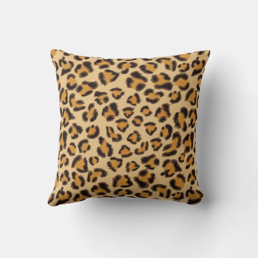 野生のThing -Leopard Print クッション (裏面)